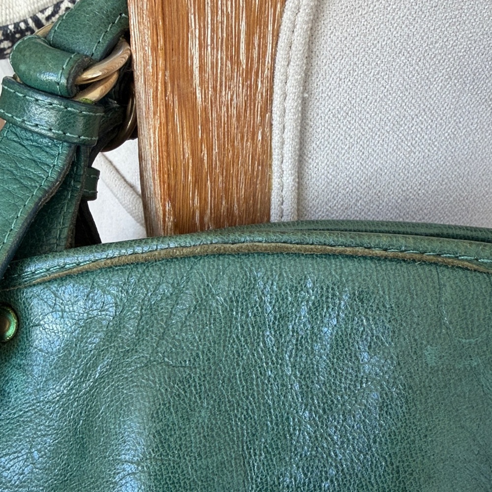 Free People Leather Teal Shoulder Bag Day to Evening 🌈 - Picture 8 of 14